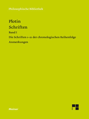 cover image of Schriften. Band I